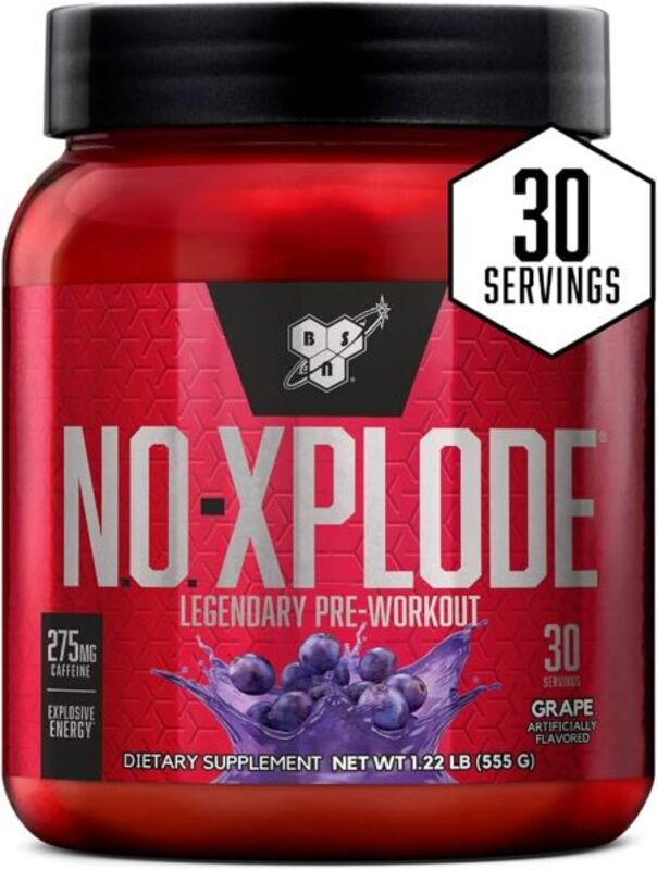 Bsn No-Xplode Legendary Pre-Workout 30 Servings Grape